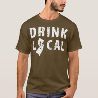 Drink Local New jersey Craft Beer NJ Brewers T Shirt