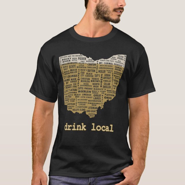 Drink Local - Ohio Beer Shirt Essential T-Shirt (Framsida)