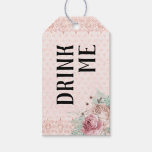 "Drink Me" & Mint Alice i Wonderland Tea Presentetikett