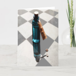 DRINK ME Wonderland Greeting Card Kort