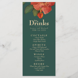 💍 Drink-menyn Ro Romantik: Art nouveau Splendor Meny