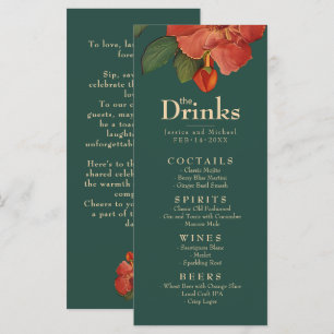 💍 Drink-menyn Ro Romantik: Art nouveau Splendor Meny
