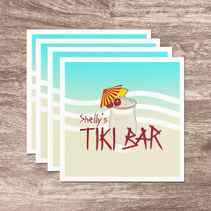 Drink Namn Tiki Pub, fryst Pappersservett