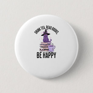Drink Read Bokar Whimsigoth Halloween Design Desig Knapp