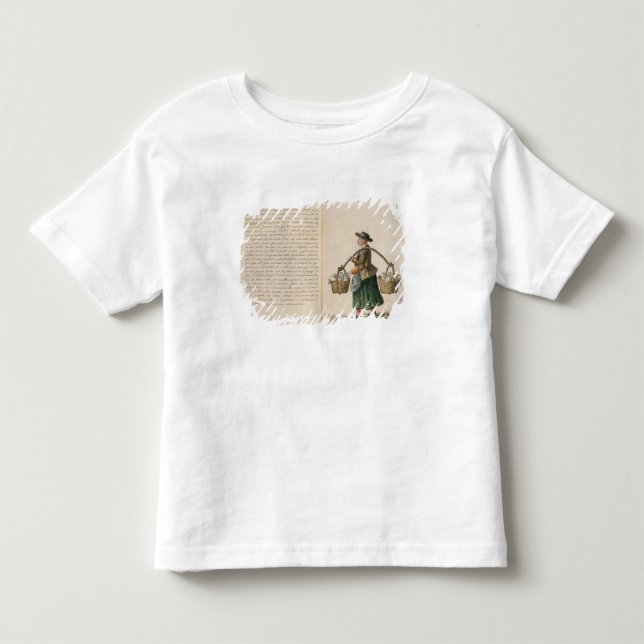 Drink-säljare som är venetian (manuskript) t-shirt (Framsida)