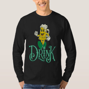 Drink St patricks day Beer Mugg Firande T Shirt
