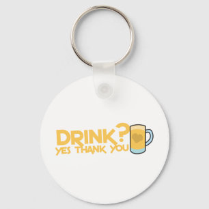 drink? tacka ja dig nyckelring