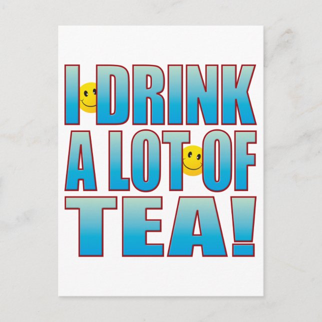 Drink Tea Life B Vykort (Framsida)