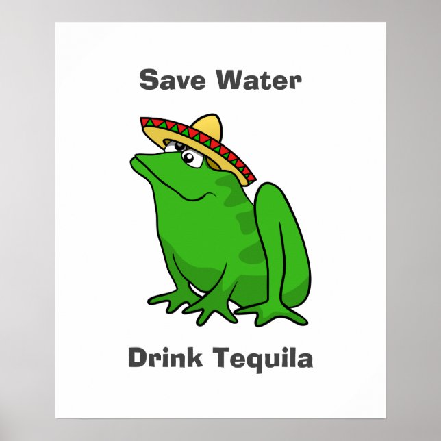Drink Tequila Poster (Framsidan)