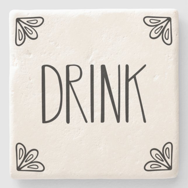 DRINK - Underlägg stenblock (Framsidan)