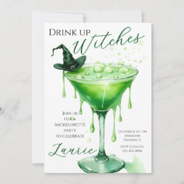 "Drink Up Witches" Bachelorette Party-inbjudan Inbjudningar
