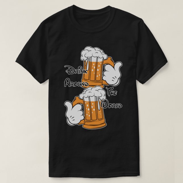 Drink värld runt Classic T-Shirt (Design framsida)