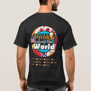 Drink Värld runt T Shirt