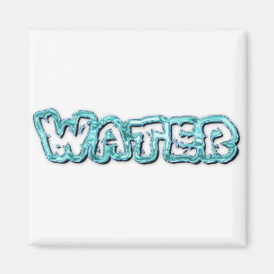 Drink vatten brev magnet