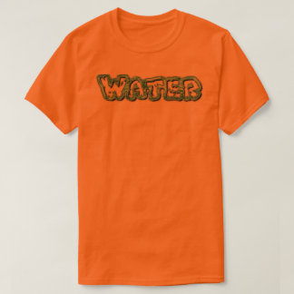Drink vatten brev t shirt