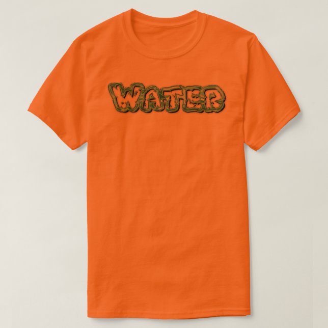 Drink vatten brev t shirt (Design framsida)