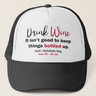 Drink Vin Funny Sayed Personlig Keps
