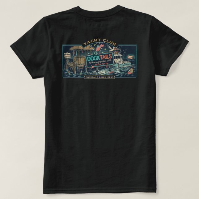 Drinkar & Dåliga idéer T Shirt (Design baksida)