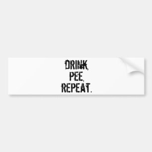 Drinken kissar repetition bildekal