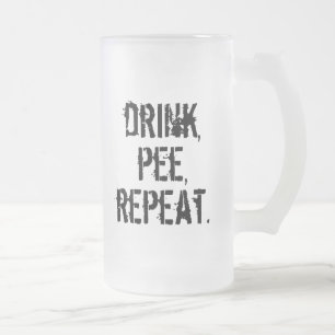 Drinken kissar repetition frostat ölglas