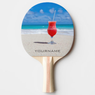 Drinken på beställnings- pingpong för strand pingisracket