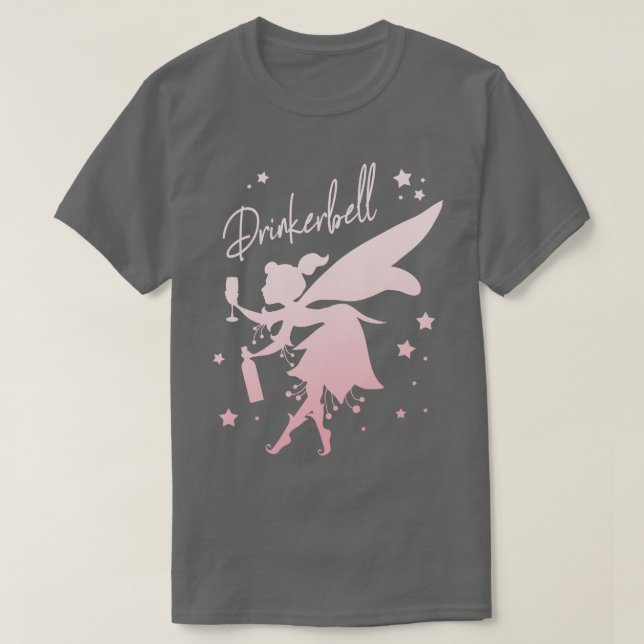 Drinkerbell Drinking Funny Fairy Women Party T Shirt (Design framsida)