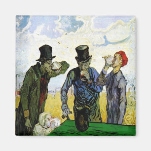 Drinkers av Vincent van Gogh 1890 Magnet