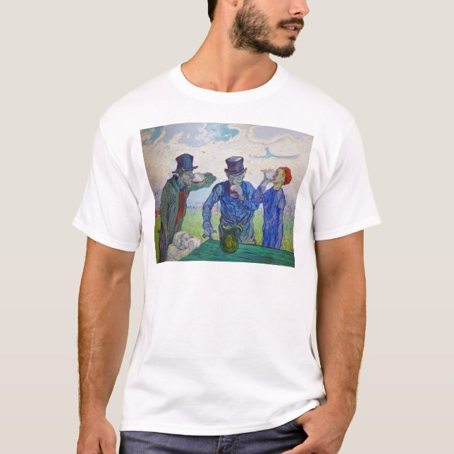 Drinkers av Vincent van Gogh (1890) Tee (Framsida)