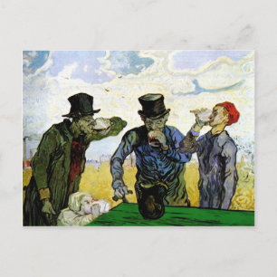 Drinkers av Vincent van Gogh 1890 Vykort