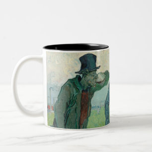 "Drinkers" - Van Gogh Art Två-Tonad Mugg