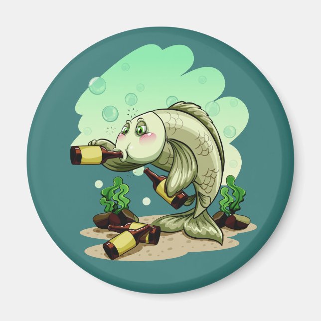 Drinkfiskmagnet Magnet (Framsidan)