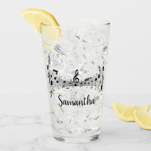 Drinkglas för musikdesign glaskopp