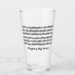 Drinkglas för musikskärpedesign glaskopp