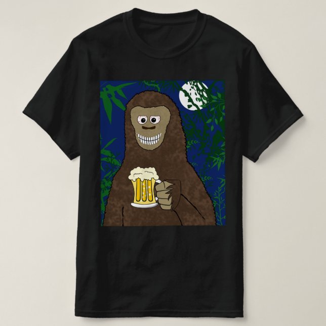 Drinkin'Bigfoot T Shirt (Design framsida)