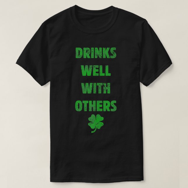 Drinking Gift Funny Saint T Shirt (Design framsida)