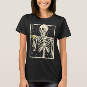 Drinking Martini Svan Retro Halloween Costume T Shirt