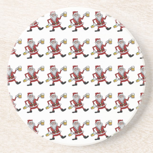 **DRINKING SANTA** SANDSTONE UNDERLÄGG (Framsidan)
