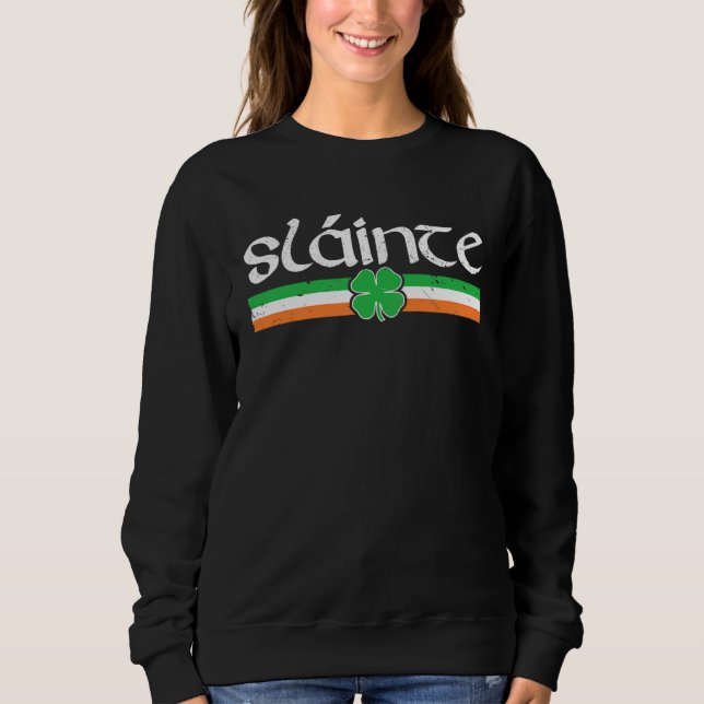 Drinking Slainte Cheers Good Health Ireland Men Wo T Shirt (Framsida)