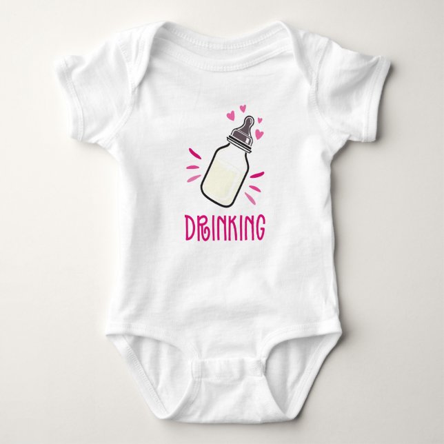 "Drinking"-Twillingar T Shirt (Framsida)