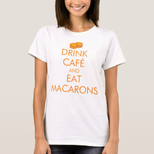 DRINKKAFE- OCH ETTMASKARONER T SHIRT