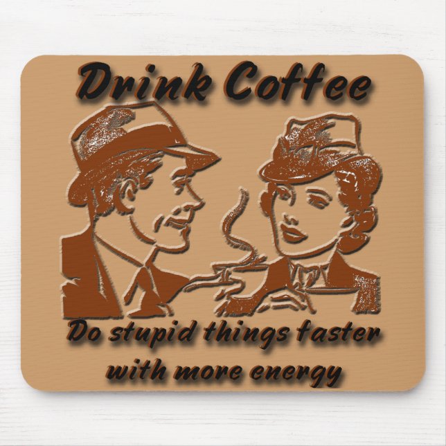 Drinkkaffe Mousepad Musmatta (Framsidan)