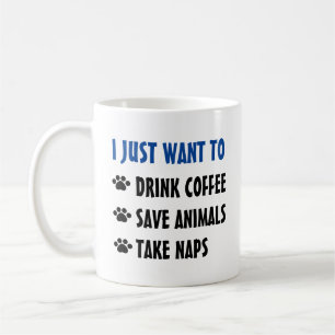 Drinkkaffe, sparadjur, tar ta sig en tupplur kaffemugg
