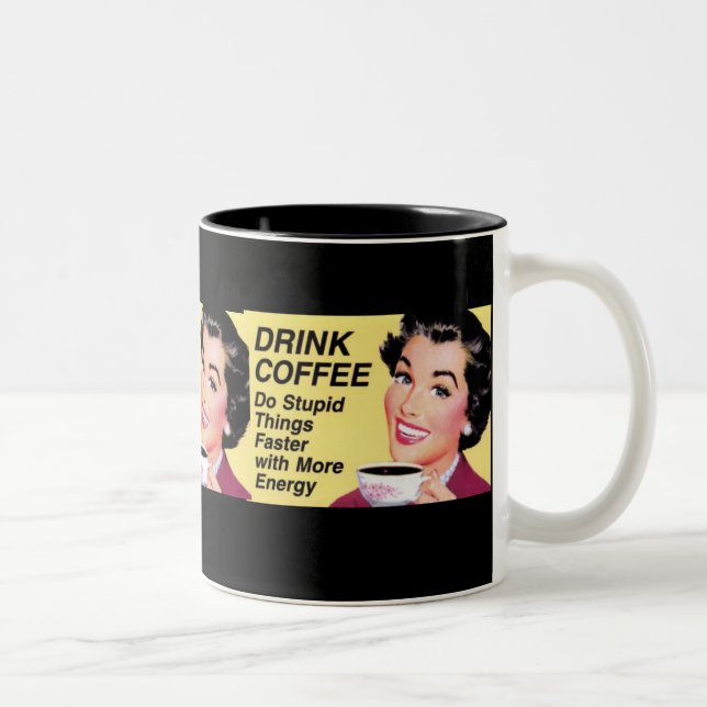 Drinkkaffe Två-Tonad Mugg (Höger)