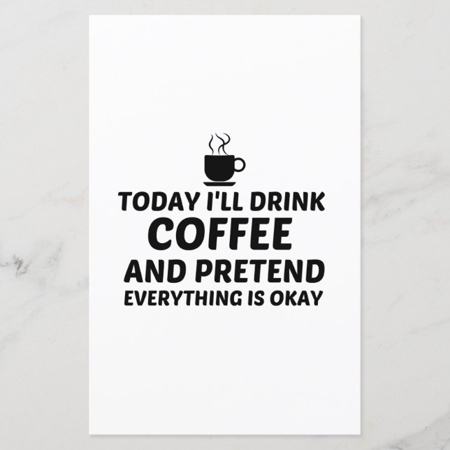 DRINKKOFFEE FÖRHINDRAR ALLT SOM ÄR OKAY (Framsida)