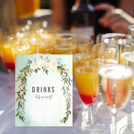 Drinkle Shower för Sprinkle-skon i Bord Grönt Vit Poster