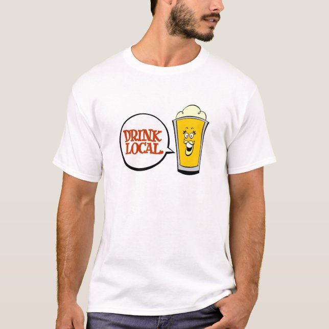 DrinkLocal. T-shirt (Framsida)