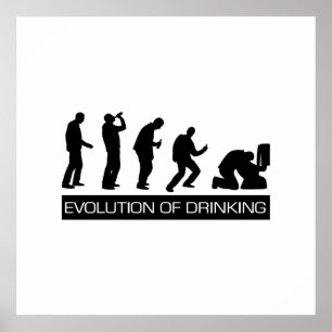 Drinkningens utveckling poster