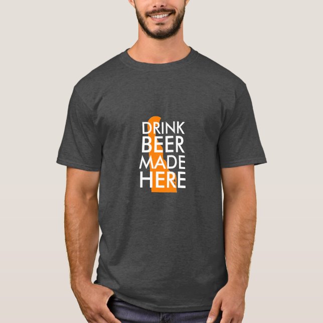 Drinköl som här göras t shirt (Framsida)