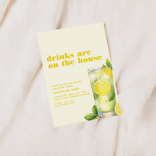 Drinks är på huset Sommaren Party Inbjudan