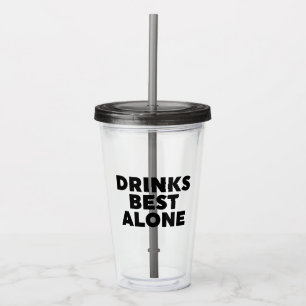 Drinks Best Ensam Glass Take Away Mugg